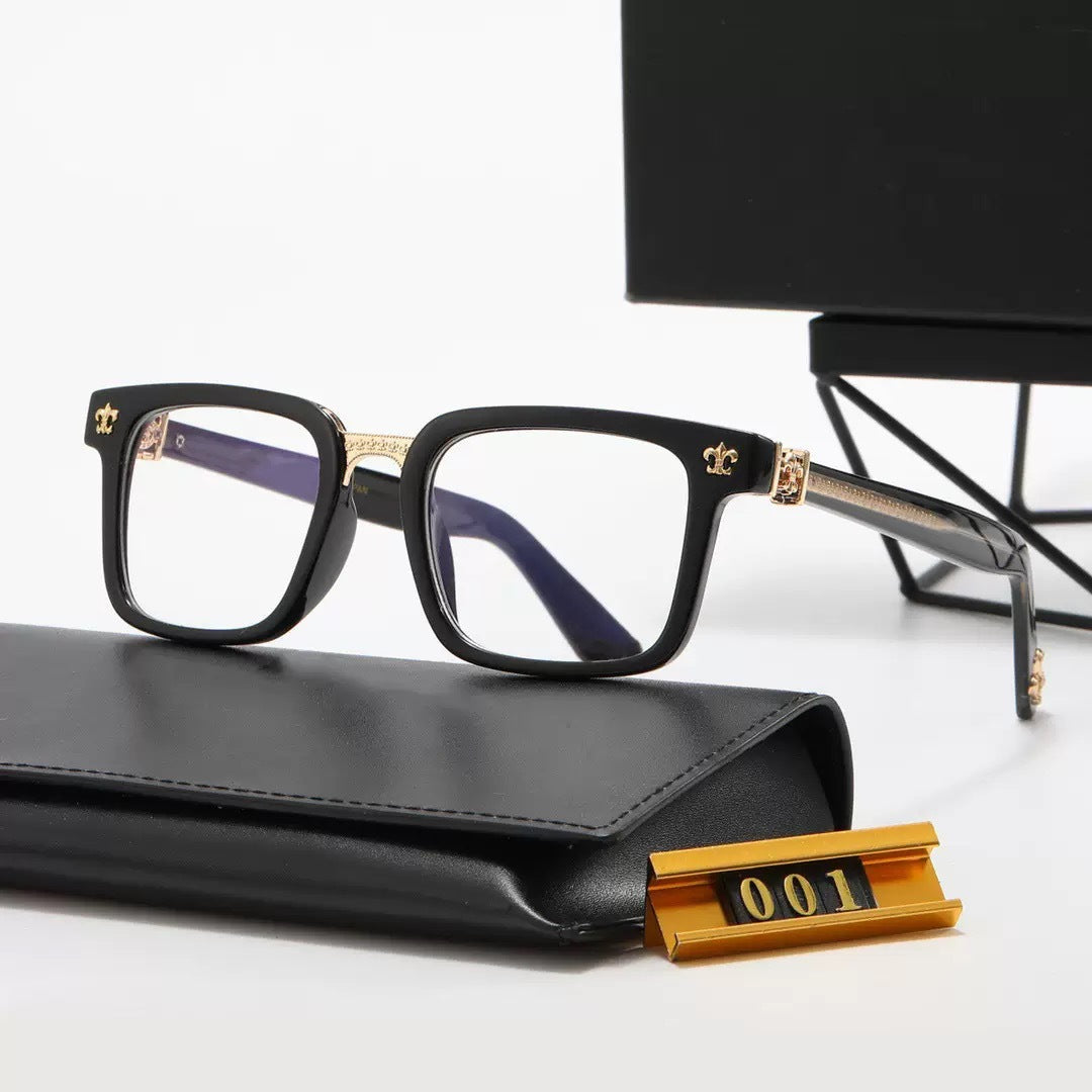 Kejia Plain Glasses for Women, Non-Prescription, European and American Style, Square Frame, Classic Travel Fashion Optical Glasses, Wholesale Sunshade