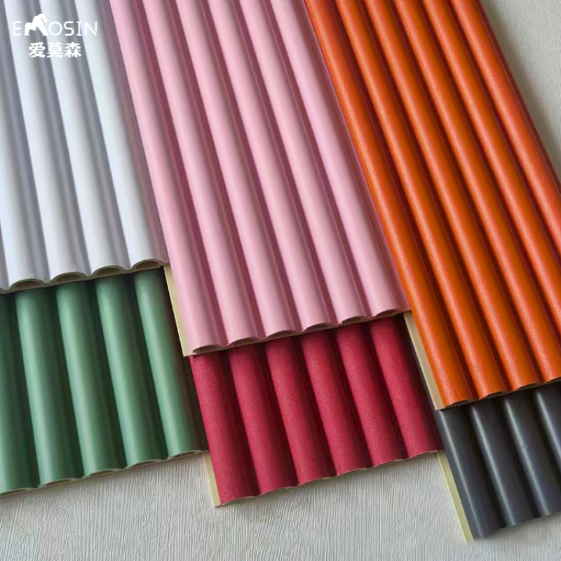 Wood Plastic Composite Exterior Interior Decoration Louver Fluted Indoor Decor Outdoor Wpc Wall Panel