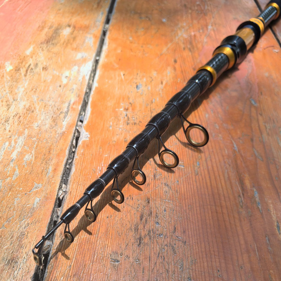 Manufacturer Wholesale New Short Section Sea Rod Carbon Fiber Telescopic Universal Fishing Rod Portable Lure Rod European and American Fishing Gear