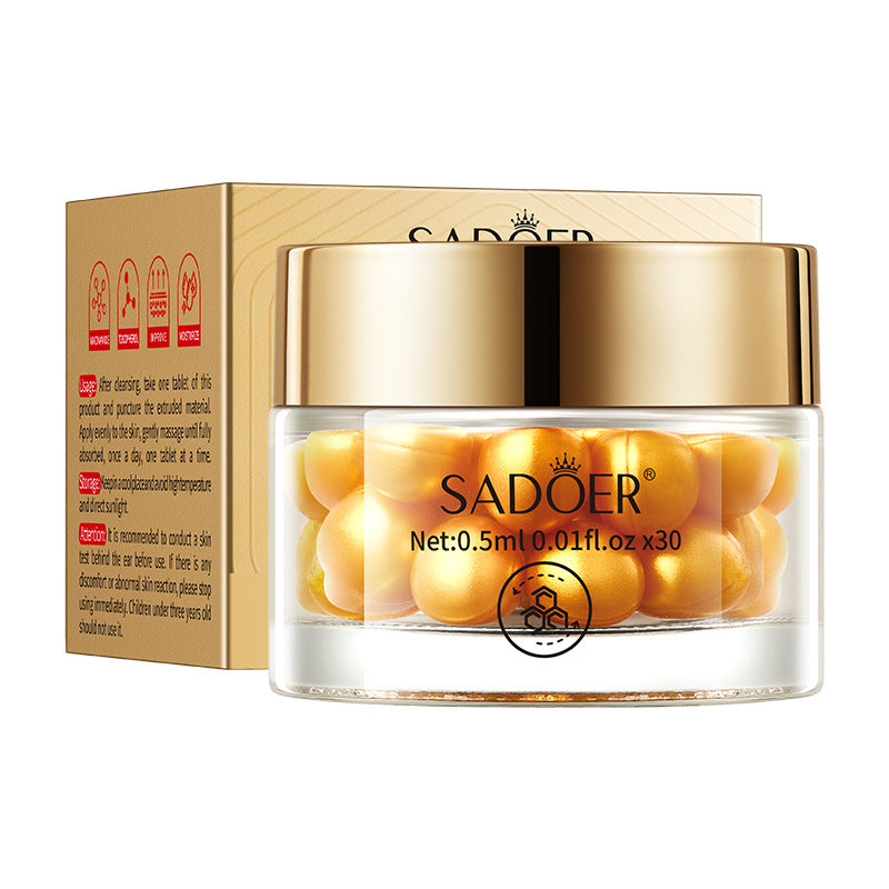 Capsule Essential Oil SADOER Snail Essence Milk Moisturizing and Rejuvenating Cream  Foreign Trade Wholesale