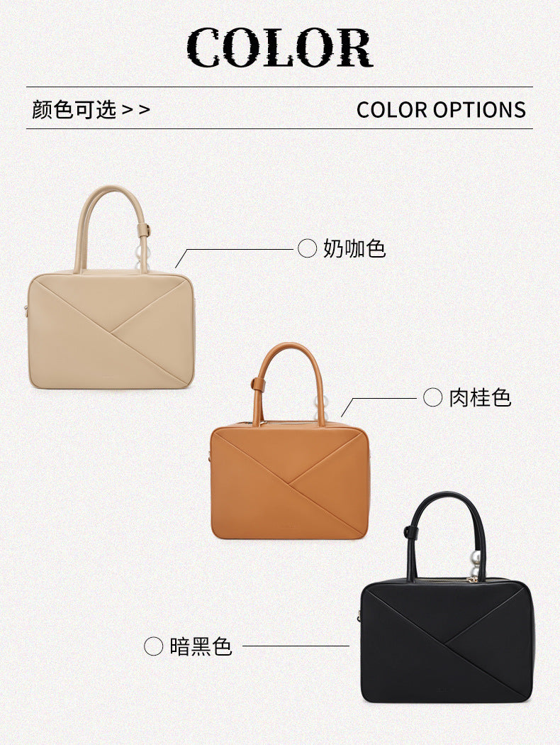 Fashion Women's Bag Niche Texture Single Shoulder Crossbody Bag Large Capacity Tote Bag Handheld Women's Laptop Bag