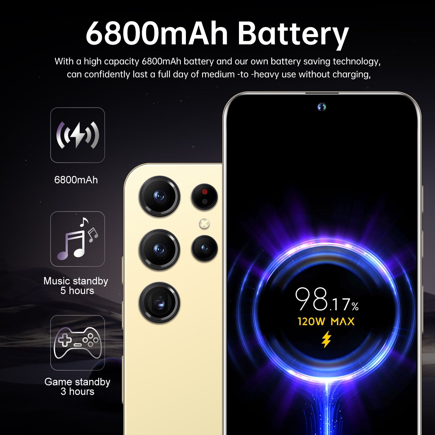 Hot-Selling Mobile Phone S25 Ultra Android Smartphone16+1TB Hot-selling Secondary Screen TK Mobile Phone