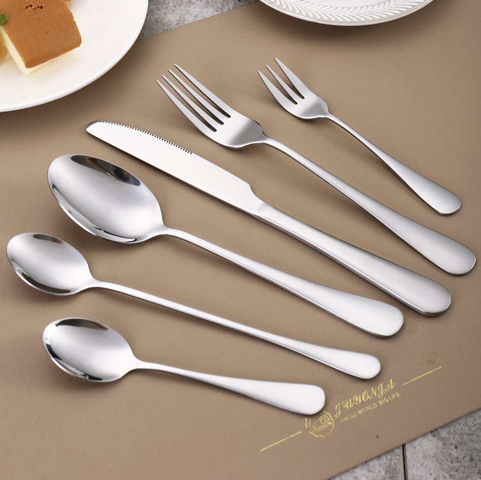 1010Five components40Set of Western Dessert Steak Knife Fork Spoon Stainless Steel Cutlery Set