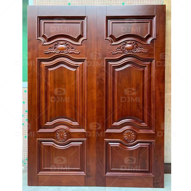 The Latest Modern Interior Room Popular Sales Fireproof Customized Design Solid Wooden Doors