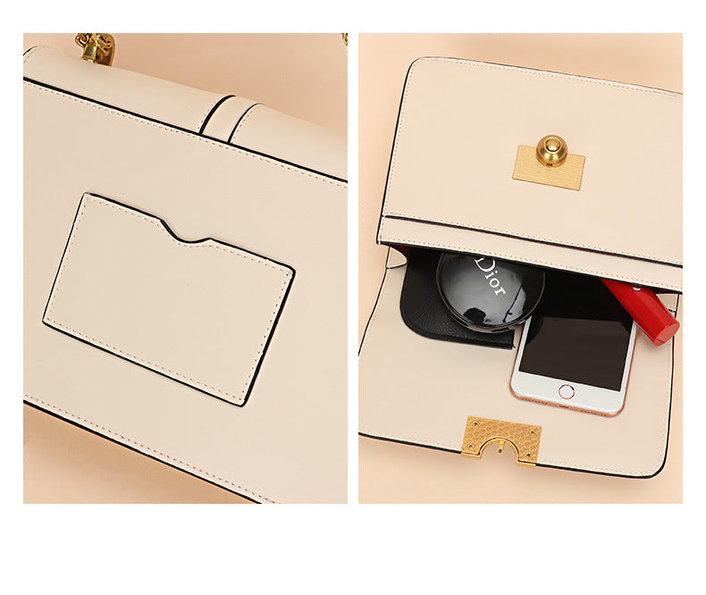 Niche Design Versatile Underarm Small Square Bag2024New Fashion Trendy Chain Shoulder Crossbody Bag for Women