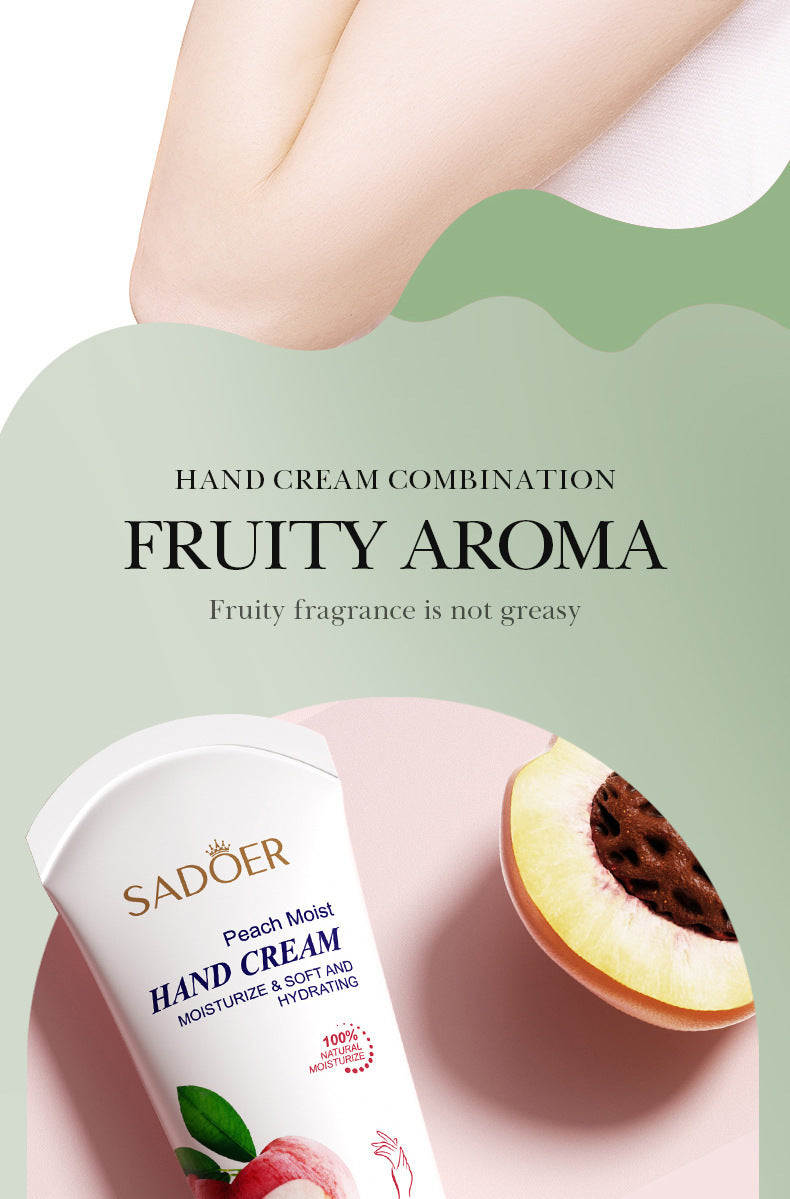SADOER Fruit Combination Moisturizing Hand Cream Hydrating Autumn and Winter Hand Cream  Foreign Trade Wholesale