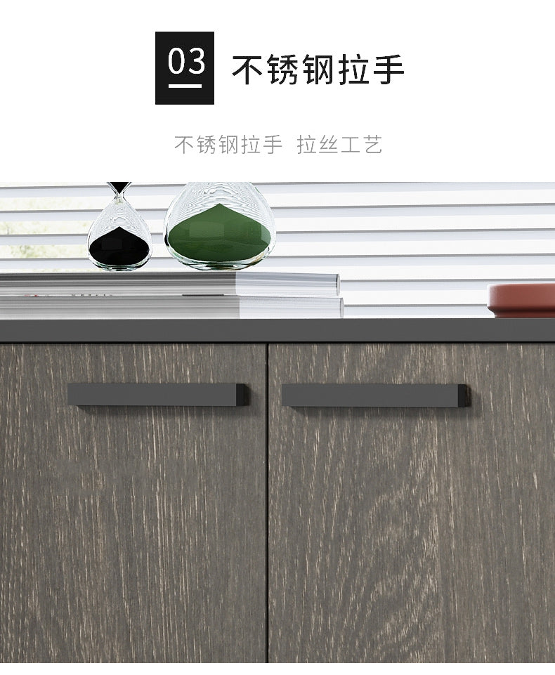 File Cabinet Low Cabinet Floor Cabinet Storage Cabinet Wooden Office Partition Cabinet Document Cabinet Archive Cabinet with Lock Office Cabinet