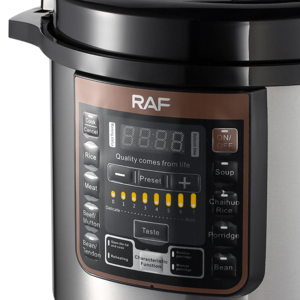 RAF European Standard Multifunctional Rice Cooker and Soup Pot with Lid Opening, Household Electric Pressure Cooker for Sauce Collection and Reservation, Rice Cooker and Pressure Cooker8