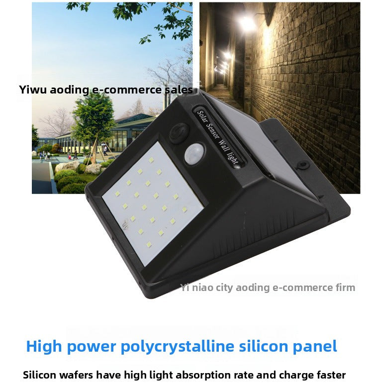 Solar Wall Lamp212LED Motion Sensor Wall Light 114LED Garden lamp20LED Waterproof Street Light