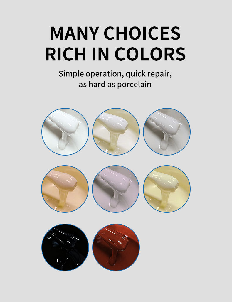 QIDAXIA Ceramic Repair Paste Household Marble Bathtub Wash Basin Bonding Glue Tile Repair Glue