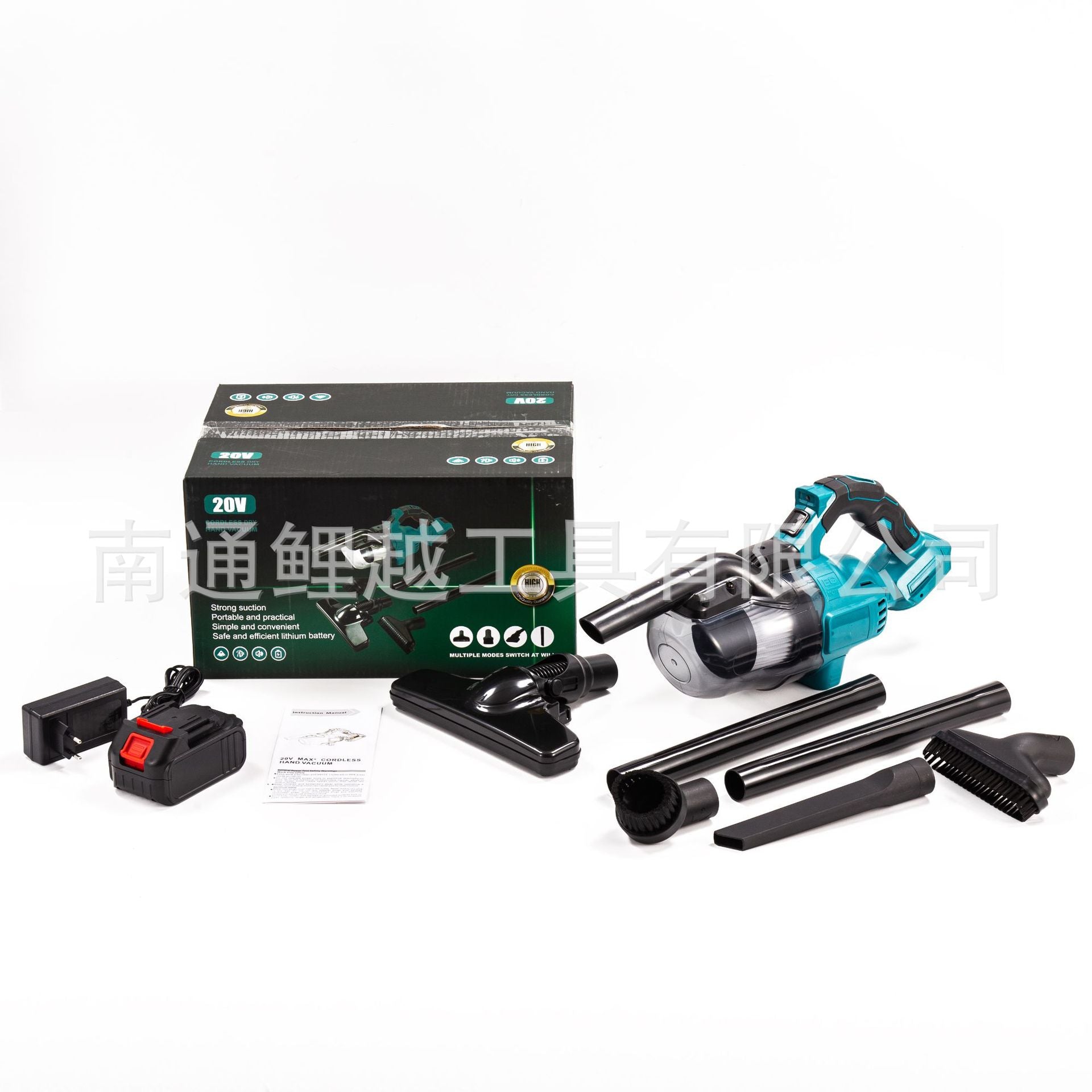 Makita Style Cordless Lithium Battery Vacuum Cleaner, Multifunctional Rechargeable Industrial Dust Collector, Household Floor Sweeper with Strong Suction, Handheld