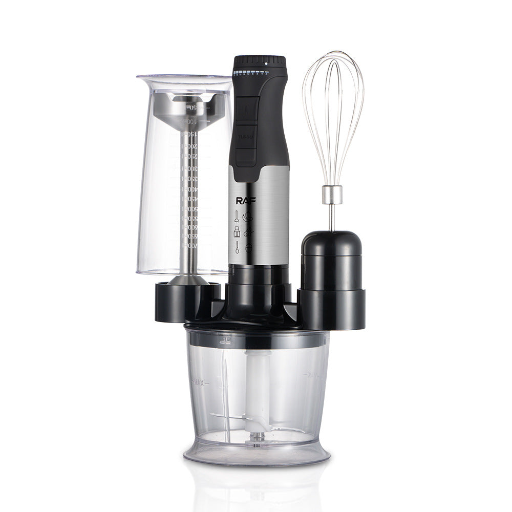 EU Standard Multifunctional Kitchen Handheld Cooking Stick Baby Food Electric Stirring Stick Cooking Machine Juicer 4-in-1