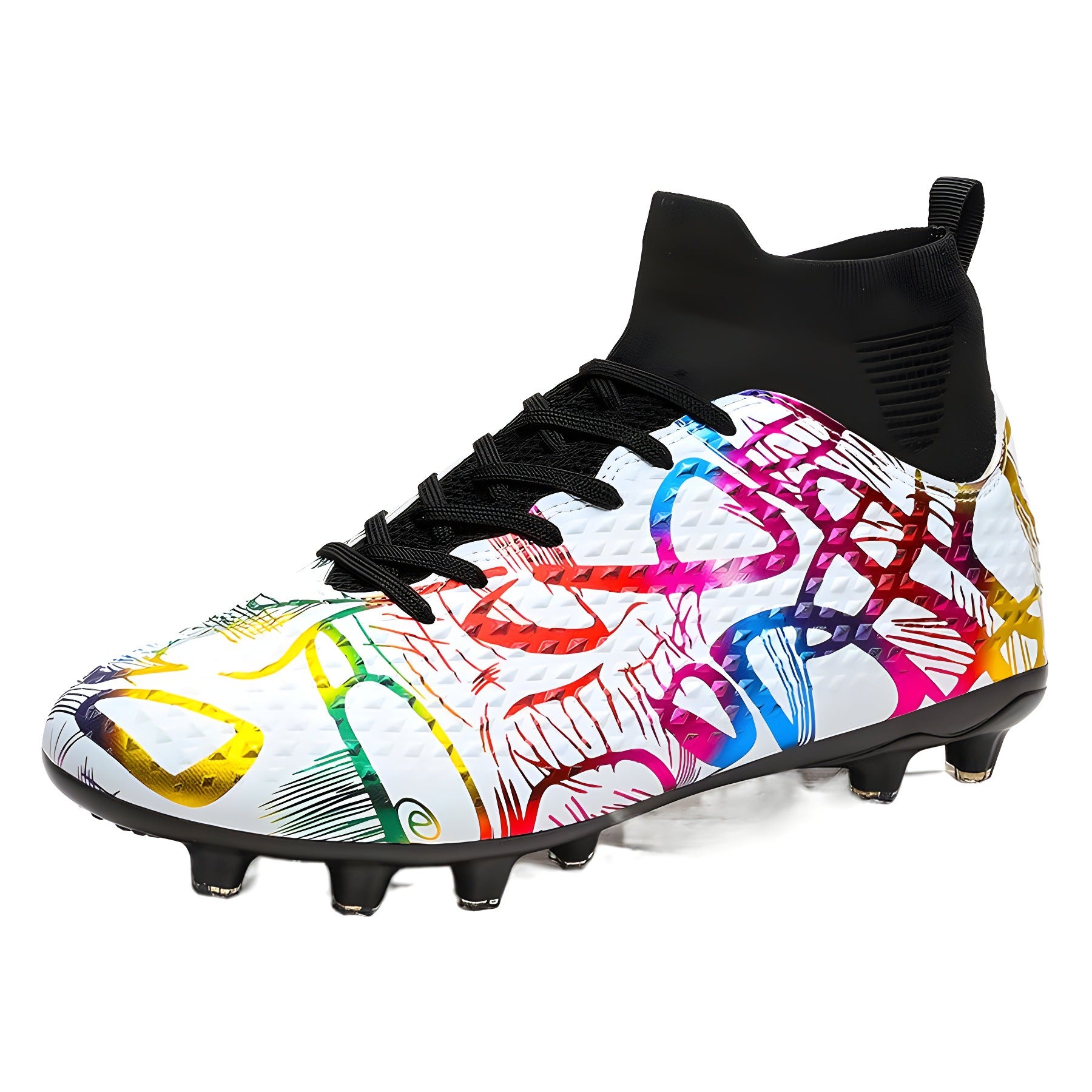 Youth Football Shoes Men and Women Long Spikes Adult Professional Sports Training Shoes Artificial Grass Non-Slip Wear-Resistant Competition Shoes