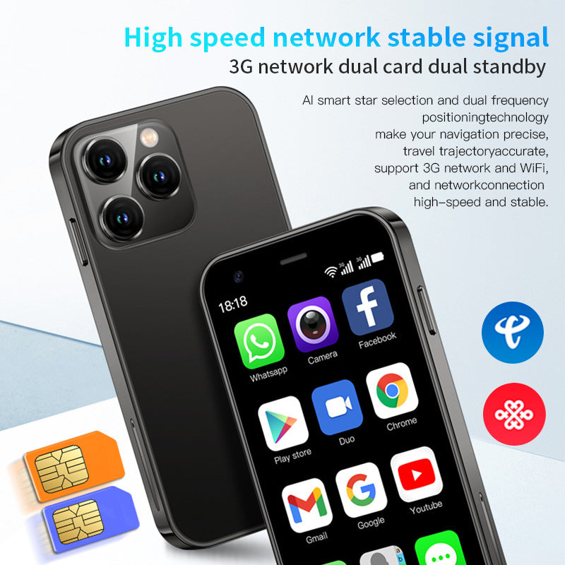 Specially designed for mobile phones XS15Smartphone Dual SIM Mini2+16G Android3G Small Mobile Phone Wholesale