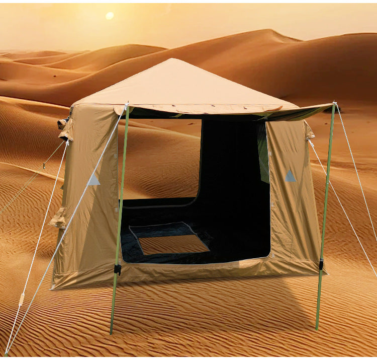 Wholesale Inflatable Tent from Source Factory Middle East Saudi Arabia Tent Black Sunproof Rainproof Automatic Quick Open3*