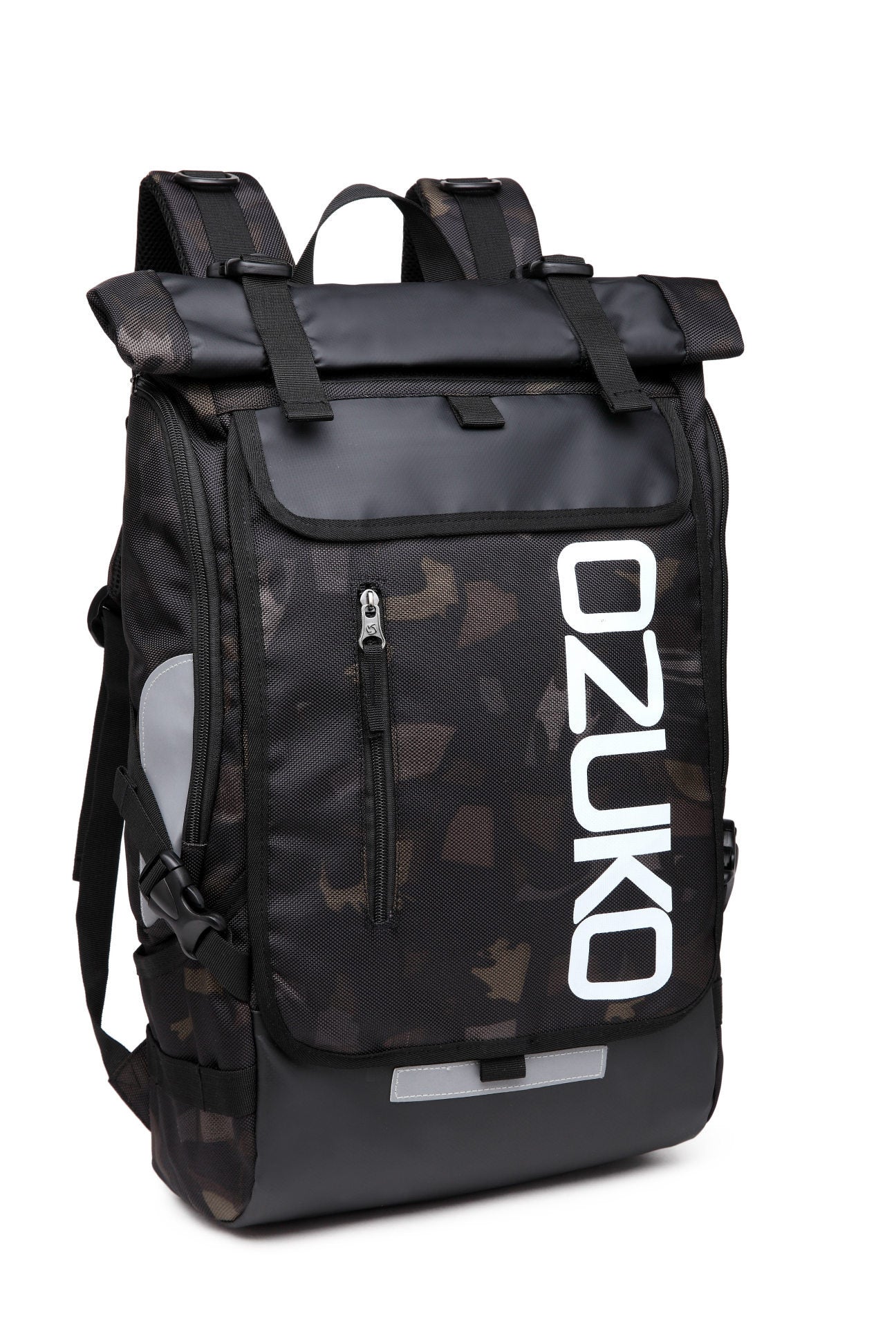 Trendy Brand Backpack for Men, College Student Bag, Oxford Cloth Laptop Backpack, Business Commuting Casual Men's Backpack