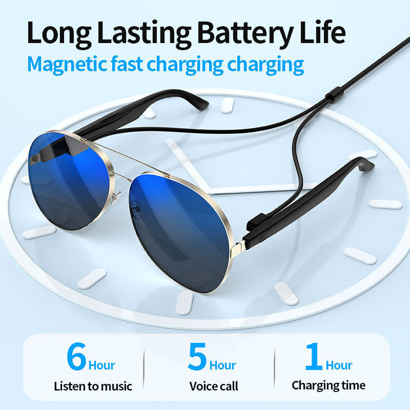 New Hot-Selling Smart AI Bluetooth Glasses Call Business Bluetooth Headset Smart Glasses TWS No reviews yet