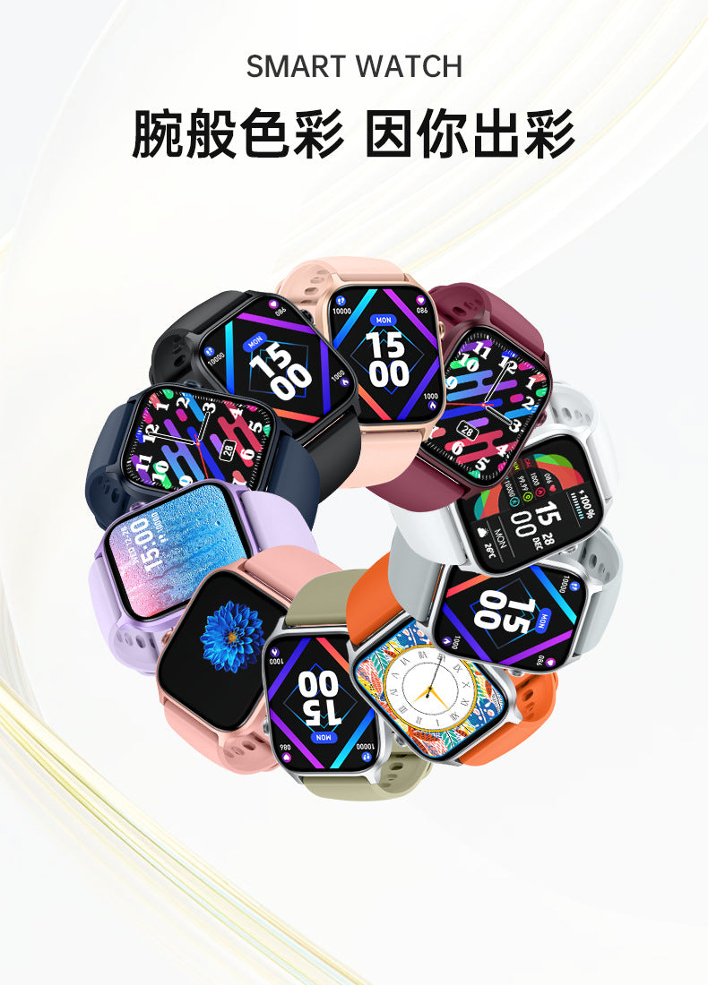 Y7Smart Watch1.85inch Bluetooth call, heart rate, step counting, sleep monitoring IP68Deep Waterproof Three-Proof