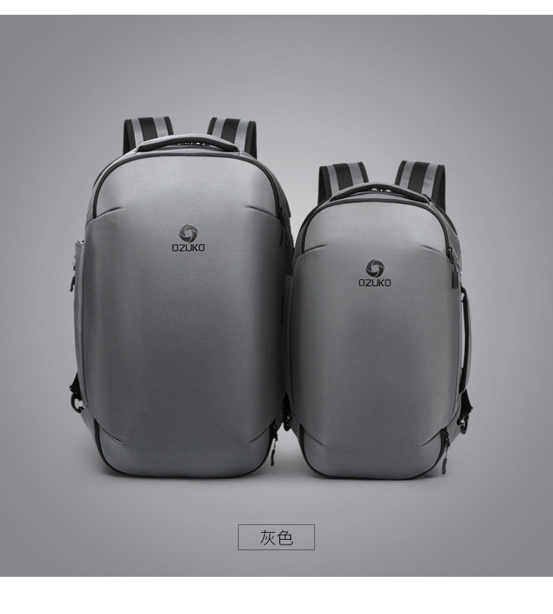 ozuko Business Backpack Men's Computer Backpack Large capacity simple trendy waterproof travel commuter bag