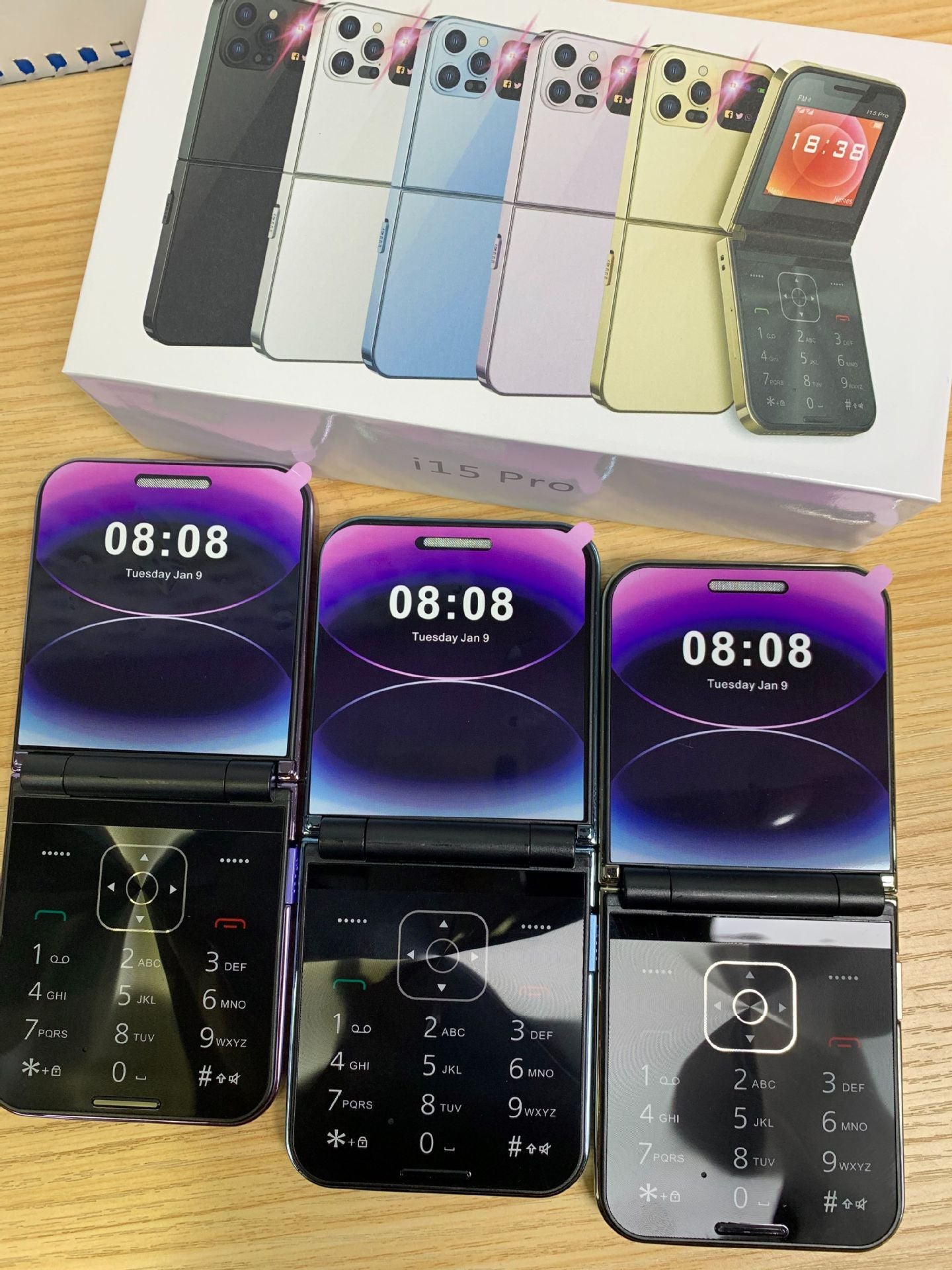 Wholesale Hot Selling Foldable Mobile Phone for Elderly Bluetooth Dialing Student Backup Feature Phone Card Phone Foldable