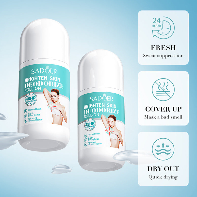 Antiperspirant50ml SADOER Fragrant Refreshing Non-Sticky Roll-On Deodorant Cross-Border Wholesale