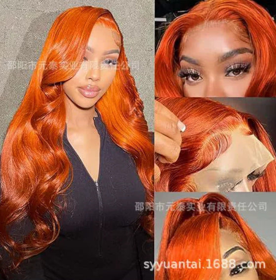 AshHoneyBlondeOmbreColored13x4LaceFrontSyntheticWig Long Curly Hair