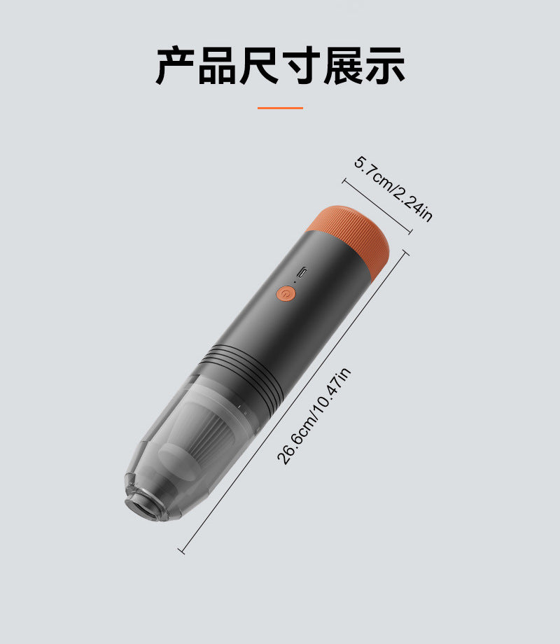 New Handheld Wireless Vacuum Cleaner for Home Use, Strong Suction, Dry and Wet Dual-use, Car-mounted Vacuum Cleaner, Small Multi-functional Dust Blower