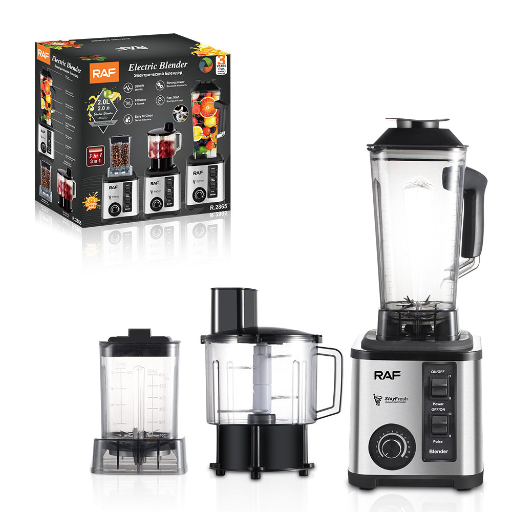 RAF European Standard Multifunctional 3-in-1 Juicer Household Food Processor Meat Grinder Grinder Mill R.2865