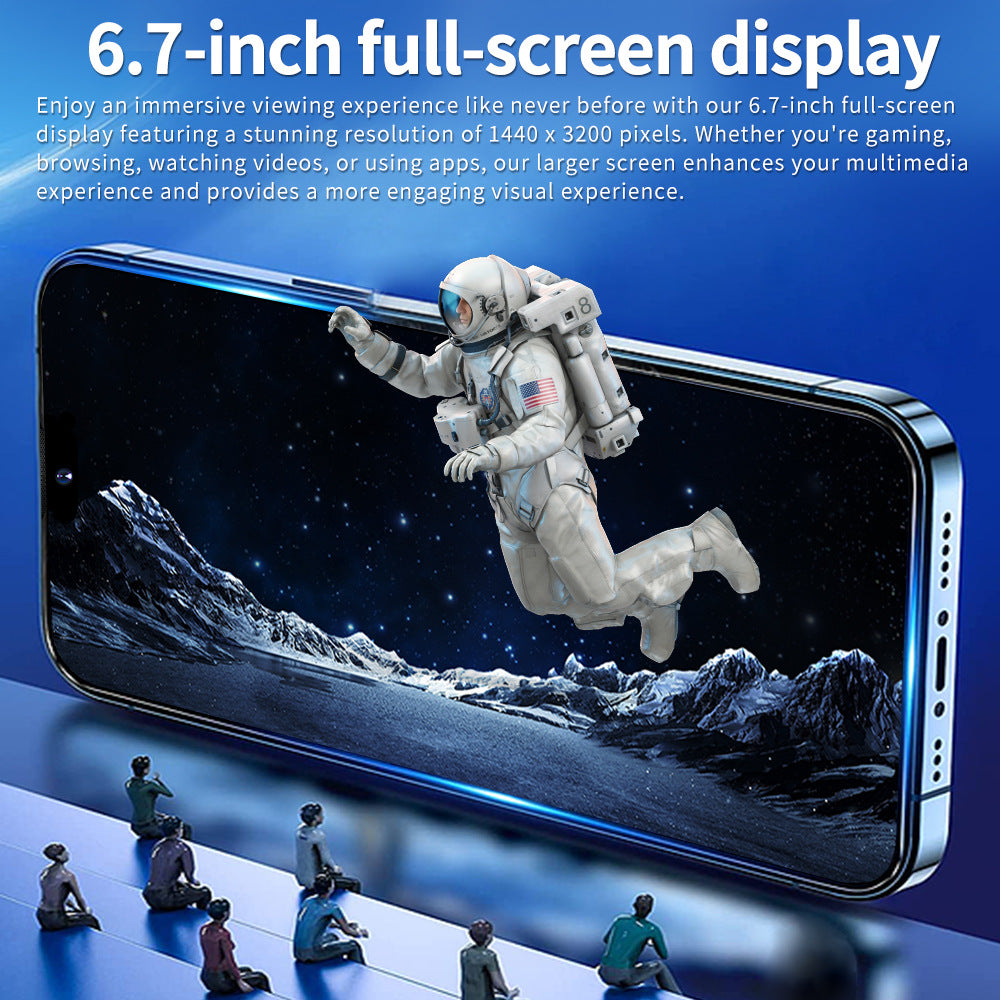 Specially designed for smartphones i15ProMAX HD Large Screen16+1TB In-stock Android Full Screen