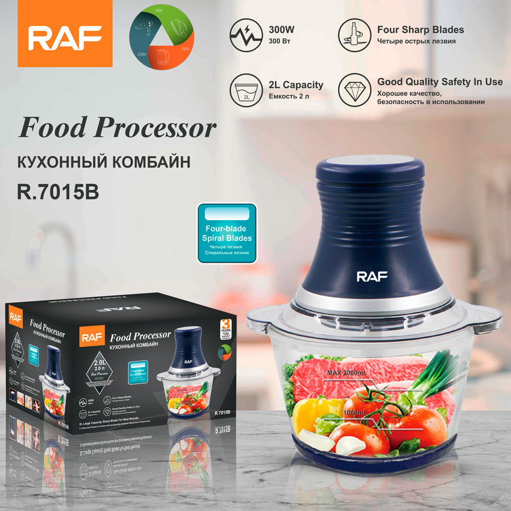 RAF European Standard Electric Meat Grinder Household Meat Mincer7015Multifunctional Food Processor Meat Grinder Meat Mincer2L