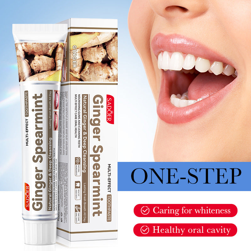 Mint Toothpaste100gSADOER Propolis Sea Salt Ginger Cleans Tartar Strengthens Teeth  Wholesale