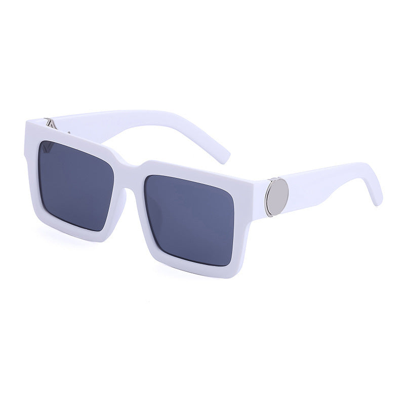 20252024 New Rich Man Sunglasses Men Trendy High-end Square Frame Sunglasses Men Glasses sunglass
