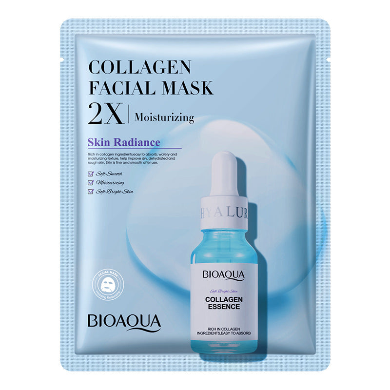Packaging BIOAOUA Collagen Mask Sheet Pack Hydrating and Moisturizing   OBO Wholesale