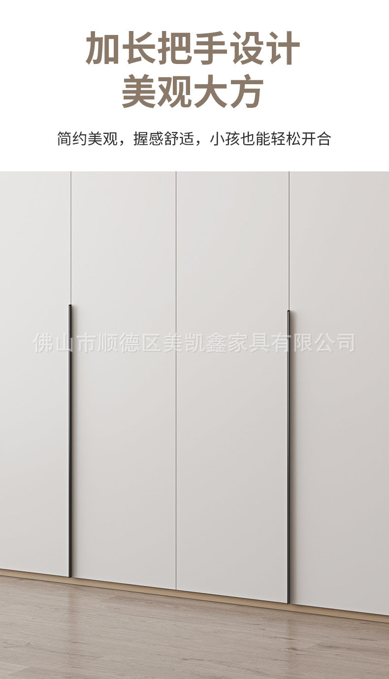 Wardrobe for Home Bedroom Modern Simple Double Door Economical Storage Cabinet for Rental Small Apartment Children's Wardrobe