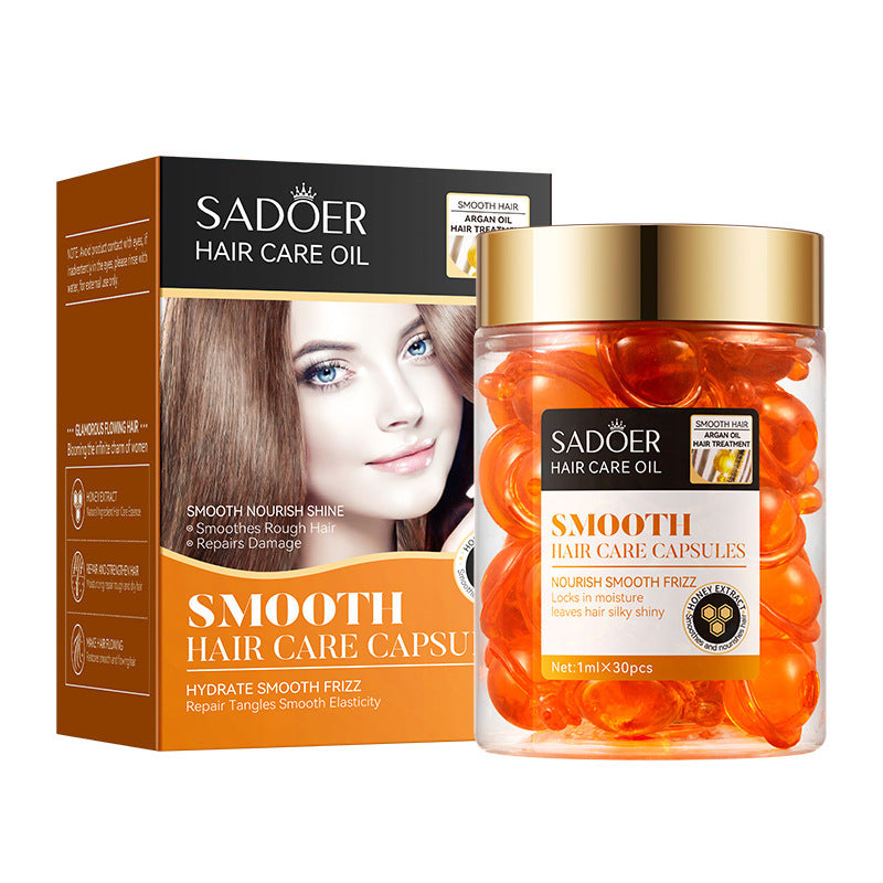 Nut Oil Hair Care Capsules SADOER Improve Frizz Essential Oil Capsule Conditioner  Wholesale