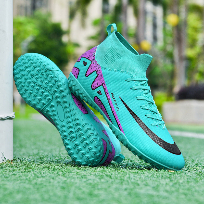 Assassin15Men's Football Shoes for Primary and Secondary School Students and Teenagers AG Spike tf Broken Nail Adult Competition Training Shoes