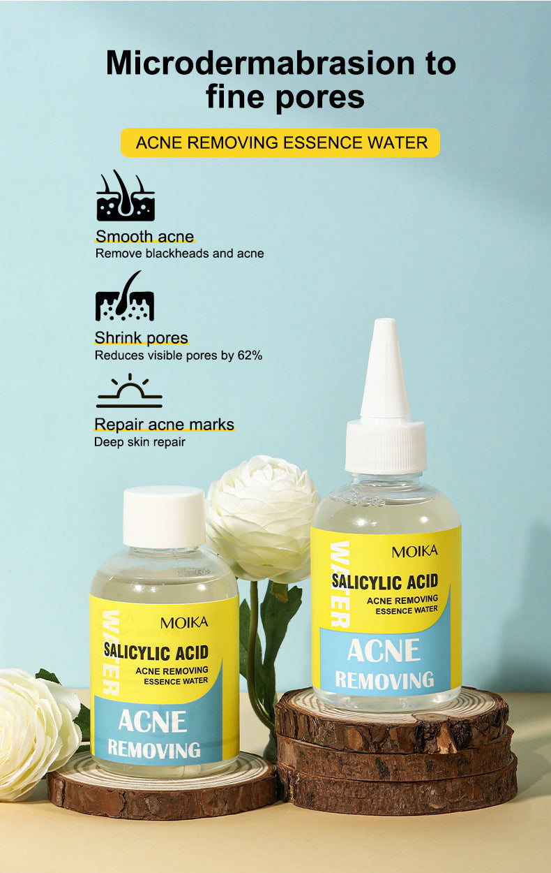 In Stock Full Salicylic Acid Acne Treatment Skin Care Essence Acne Scar Removal Pore Minimizing Toner
