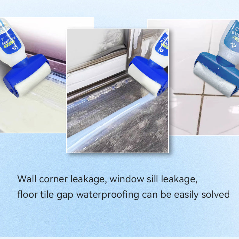 baolisi Roller Type Transparent Waterproof Glue Exterior Wall Roof Bathroom Leak Repair Glue Floor Tile Toilet Edge Leak Sealing