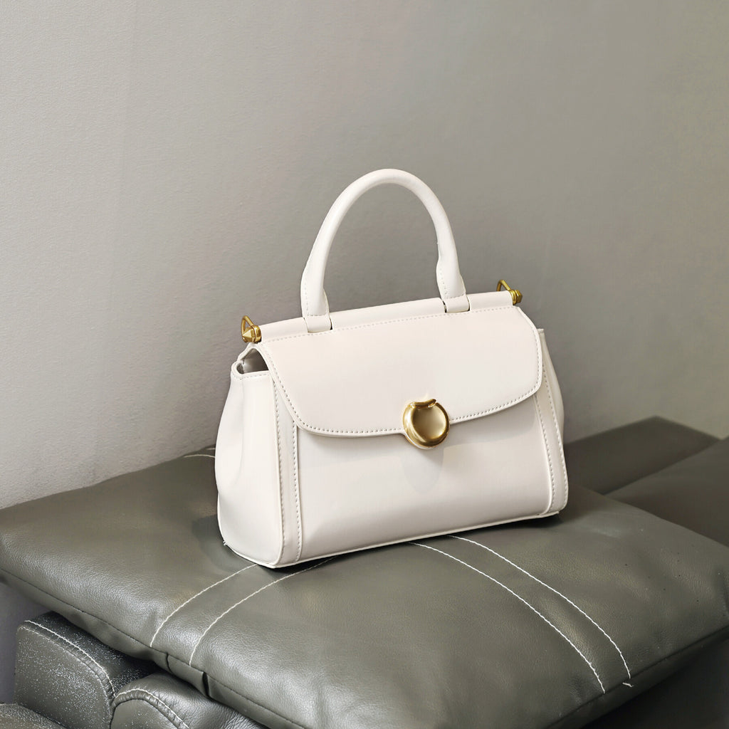 Vintage Simple Small Square Bag2025New Korean Style Personality Single Shoulder Bag Casual Crossbody Bag High-end Niche Handbag