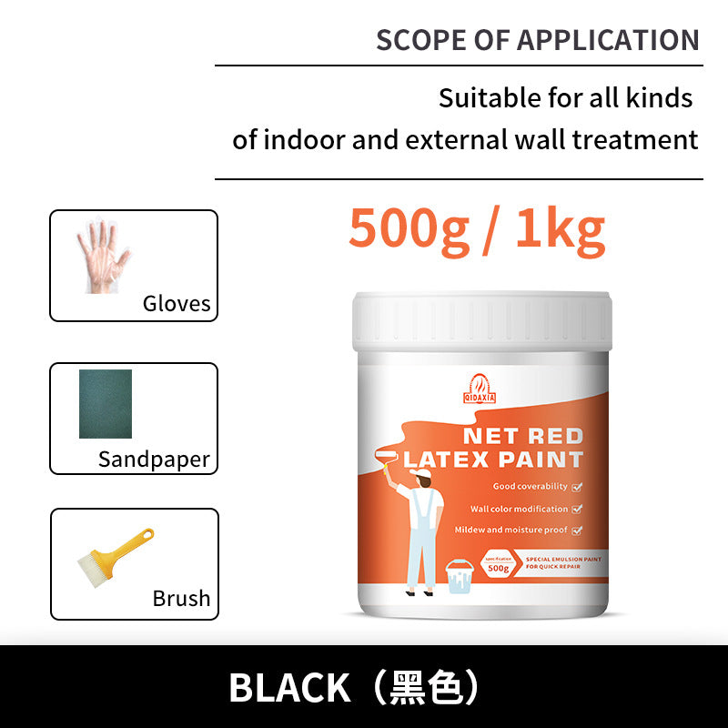 Interior Wall Latex Paint for Home Renovation and Repair, Water-Based Coating for Eco-Friendly Wall Renovation and Color Change