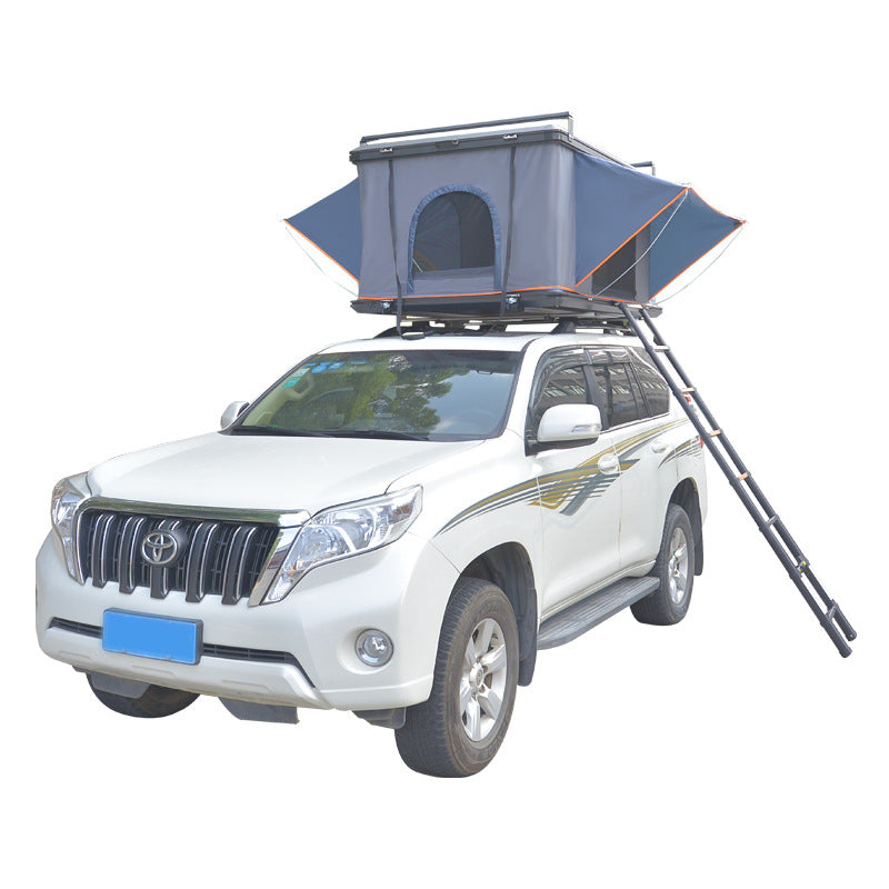 Manufacturer Direct Delivery Car Top Tent Hard Top Double Person Outdoor Camping Equipment Aluminum Alloy Car Roof Camping Car Special