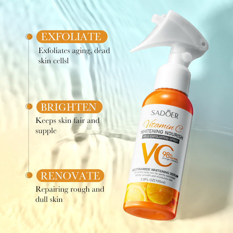 Exfoliating Spray SADOER Exfoliating Gentle Cleansing Body Hydrating Spray  Wholesale