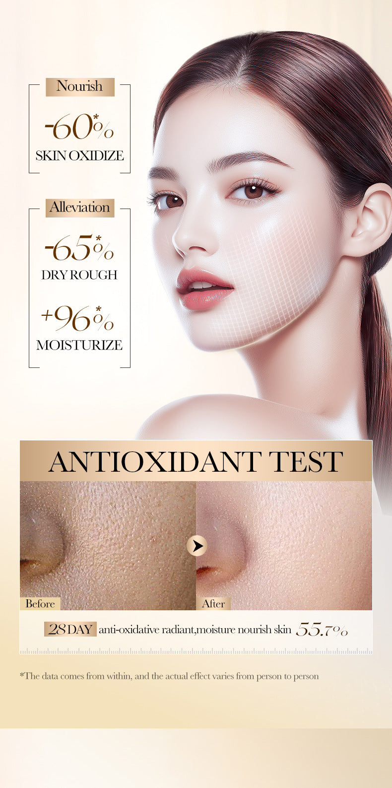 Turmeric Antioxidant Moisturizing Cream BIOAOUA Moisturizing and rejuvenating face cream cross-border wholesale