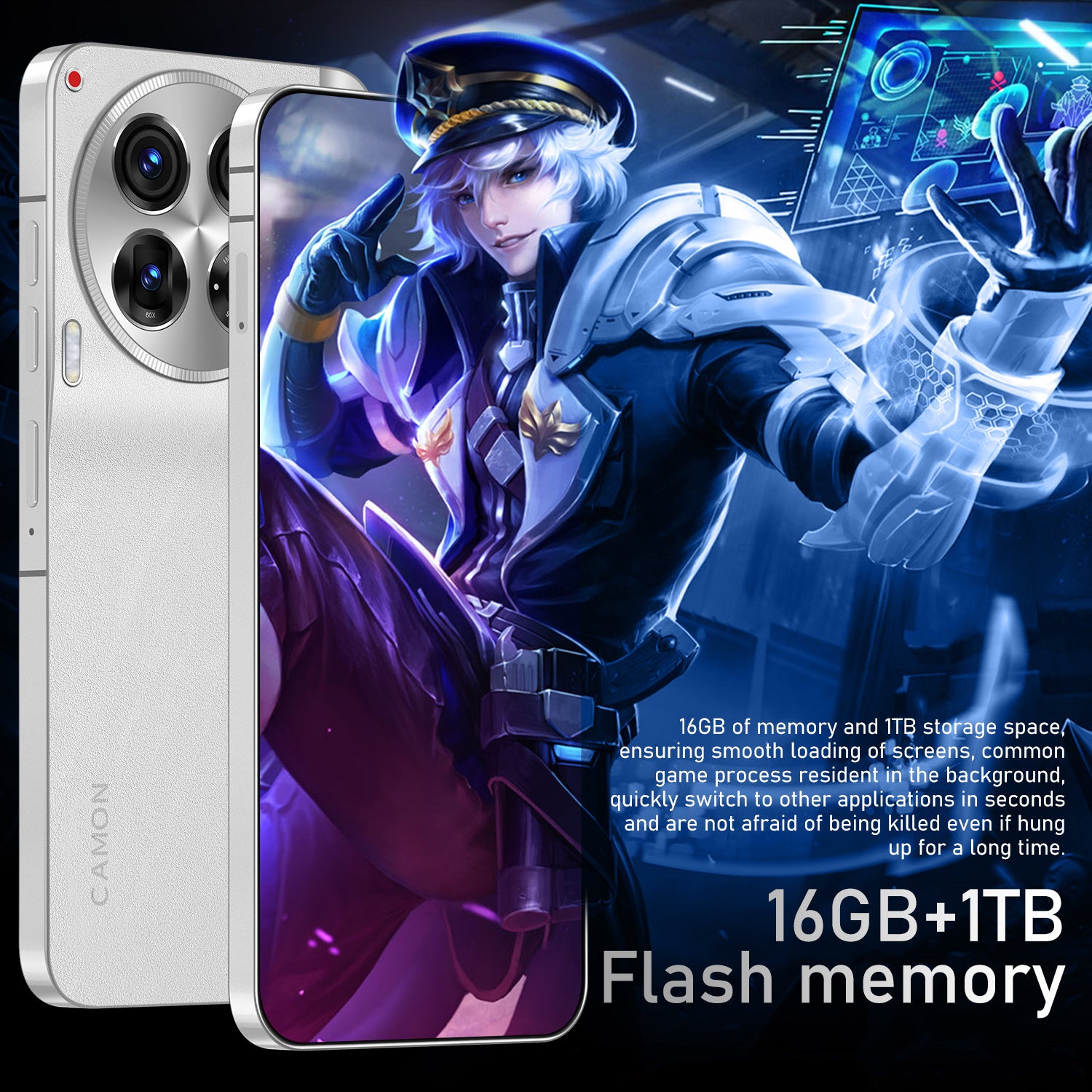 New Camon 30Mobile Phone16+1T 7.38incell Notch Screen4G Intelligence(Popular)