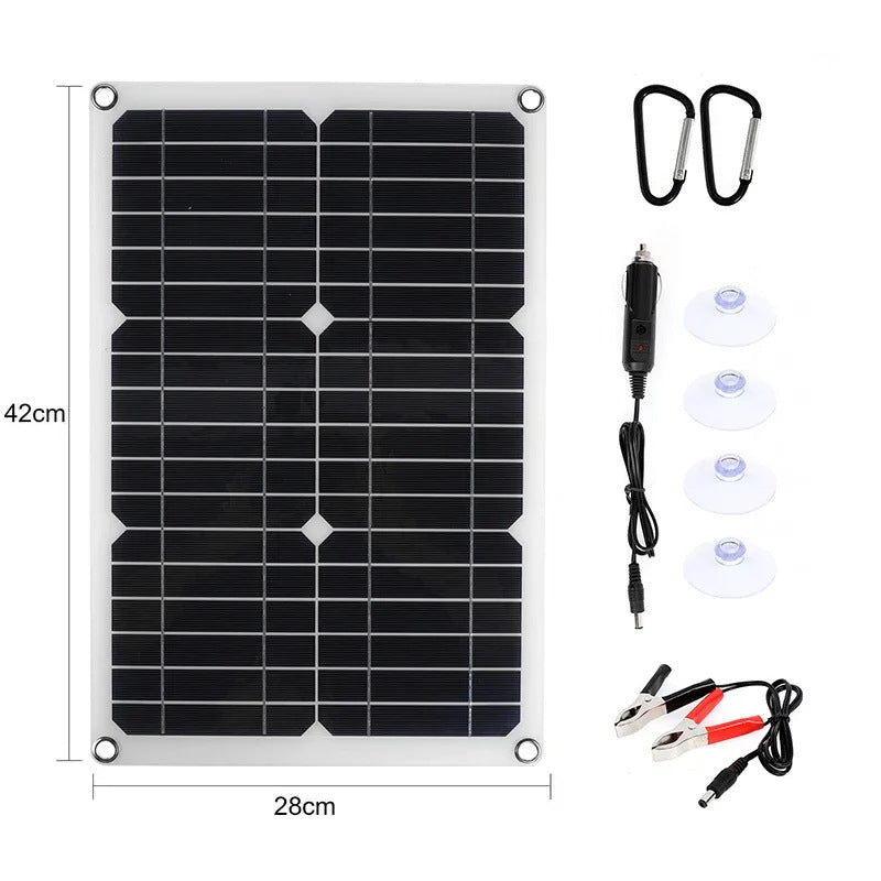 E-commerce 20W Monocrystalline Solar Panel Kit 600W Charger Controller Energy Storage Power Generation System