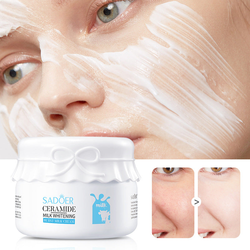 Breast Enhancement Cream120g SADOER Milk Whitening Hydrating Moisturizing Face Cream Cross-Border Wholesale