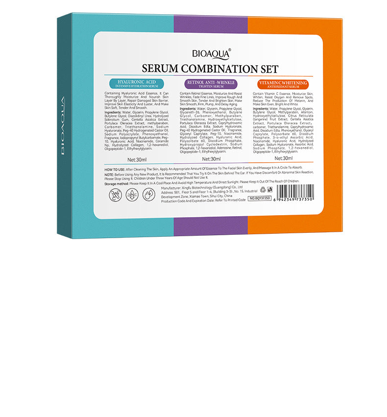 Essence Three-Piece Set90ml BIOAOUA Hydrating and Moisturizing Skincare Set  Wholesale