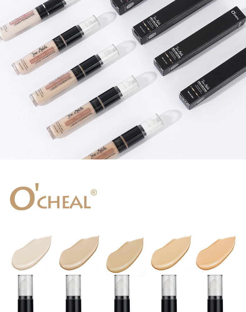 AliExpress Ouqianya Dual-Head Concealer Pen Even Skin Tone Spot Application Cover Spots Acne Marks Wholesale