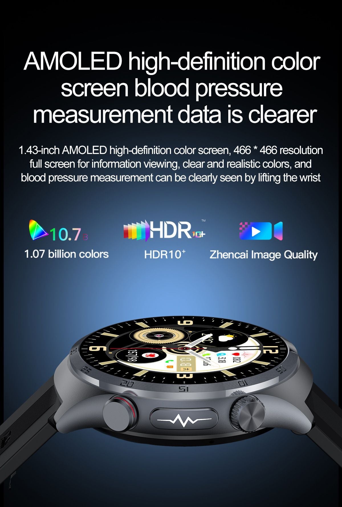 S26Air Pump Blood Pressure Smart Watch Blood Sugar Blood Oxygen Bluetooth Call Heart Rate Monitoring Air Pump Blood Pressure Watch S22