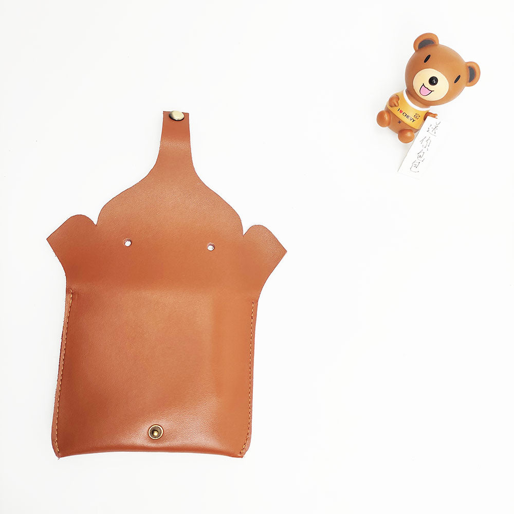 Guangzhou Factory Genuine Leather Cartoon Little Elephant Coin Purse Simple Card Bank Card Advertising Promotional Gift Trendy Product